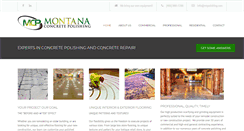 Desktop Screenshot of montanaconcretepolishing.com