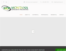 Tablet Screenshot of montanaconcretepolishing.com